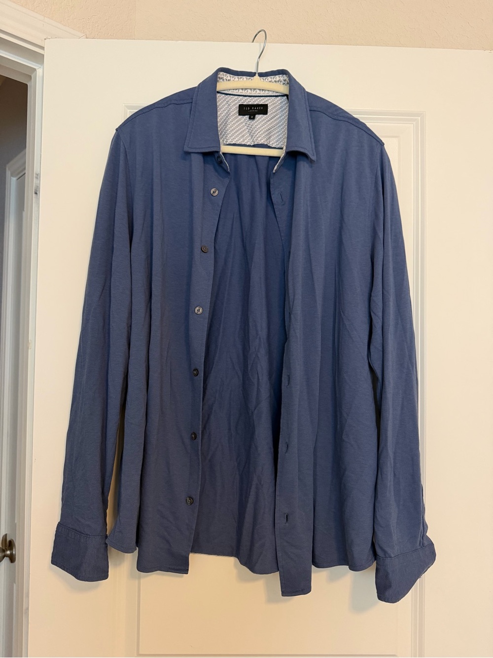 Ted Baker Men's Blue Casual Button-Down Shirt